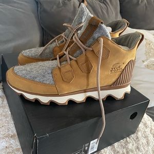 Sorel Kinetic Caribou waterproof boots.